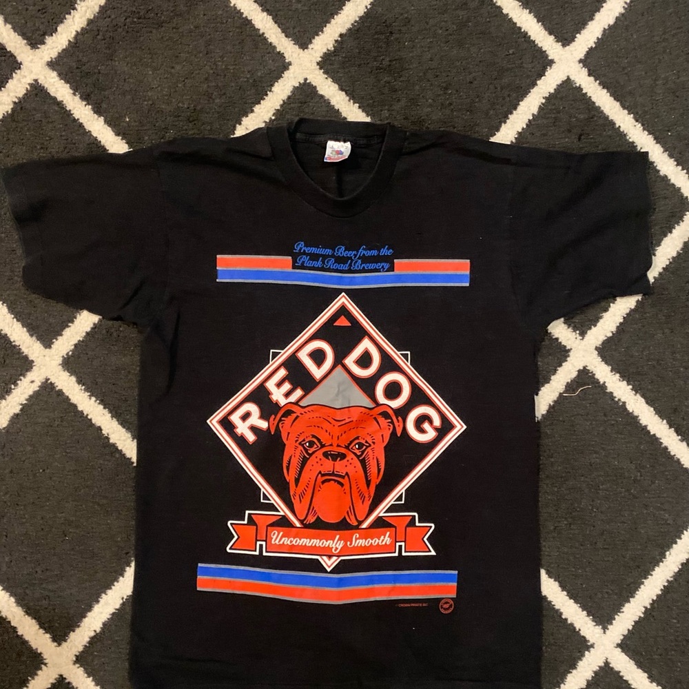 Vintage 90s RED DOG beer shirt